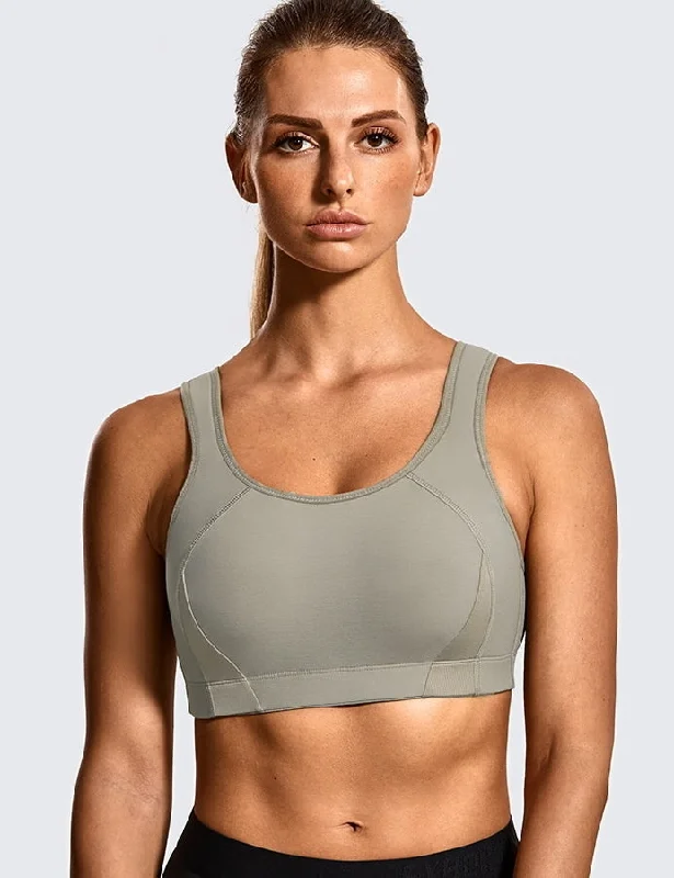 Low Price Shock Control High Impact Lightly Padded Wireless Sports Bra