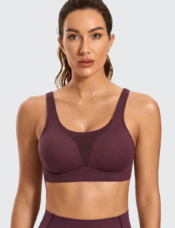 Reduced Rates High Impact Wireless Padded Full Coverage Bra