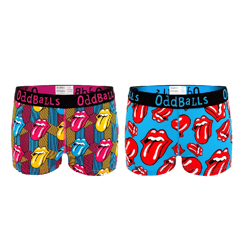 Best Deals The Rolling Stones Bundle - Ladies Boxers 2 Pack Bundle