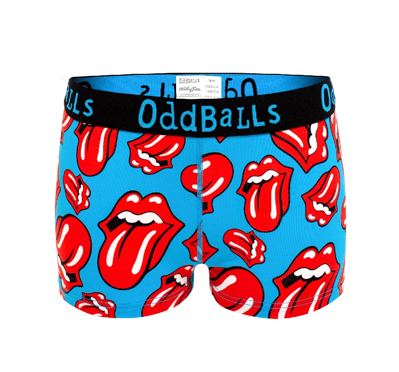 Big Savings The Rolling Stones - Red - Ladies Boxers