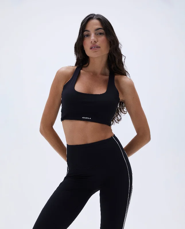 Pay Less Ultimate Micro Piping Bra - Black/Off White