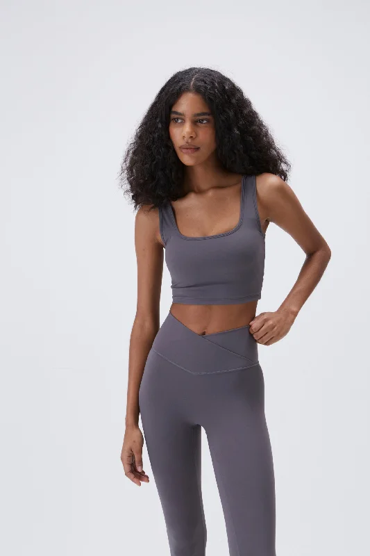 Extra Savings Ultimate Square Neck Bra - Dark Grey