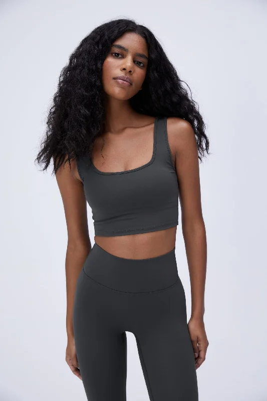 Limited Offer Ultimate Square Neck Bra - Graphite Grey