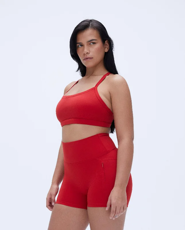 Exclusive Deal Ultimate Strappy Racer Bra - Classic Red