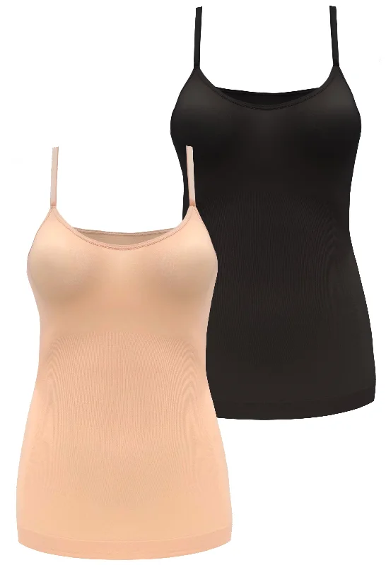 Weekend Deals You Can't Resist Ultra Light Shaping Curvy Camisole - 2 Pack