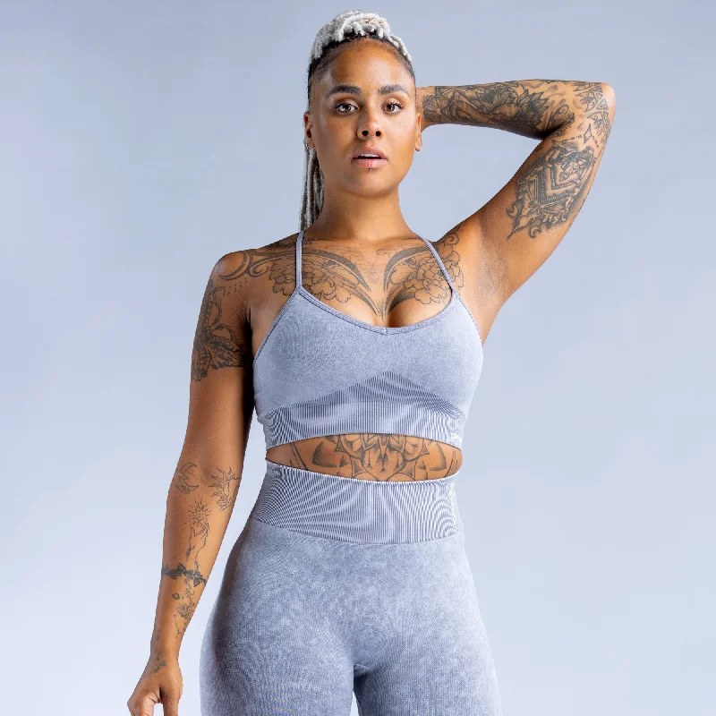 Quick Sale Valkyrie Acid Wash Sports Bra