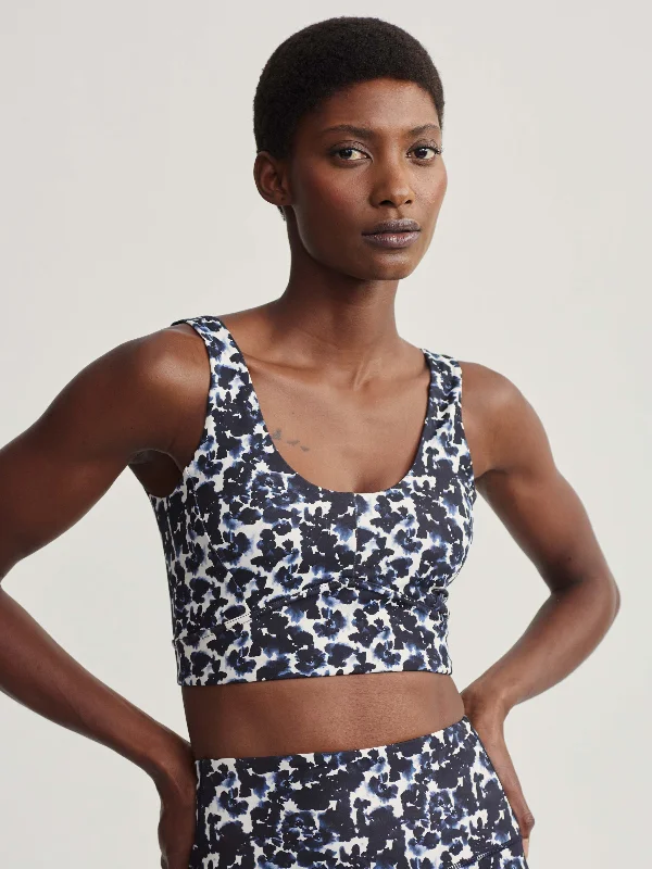Take Advantage Varley Form Elsie Bra - Ink Block Floral