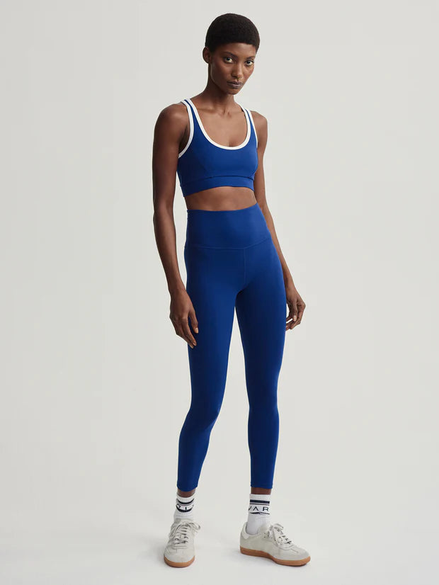 Price Reduction Varley Move Selma Bra - Blue Depth / White