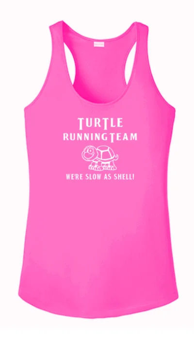 Weekend Deals That Wow Women's Reflective Tank Top - Turtle Running Team