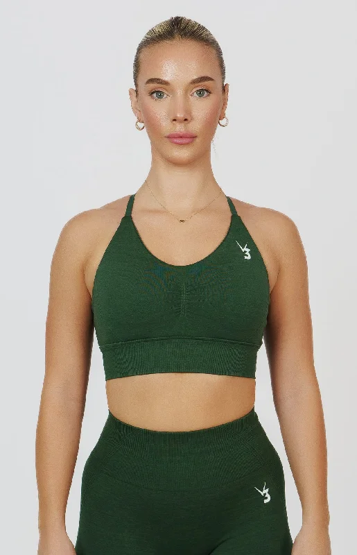 Daily Special Tempo Seamless Multi-Way Sports Bra - Hunter Green