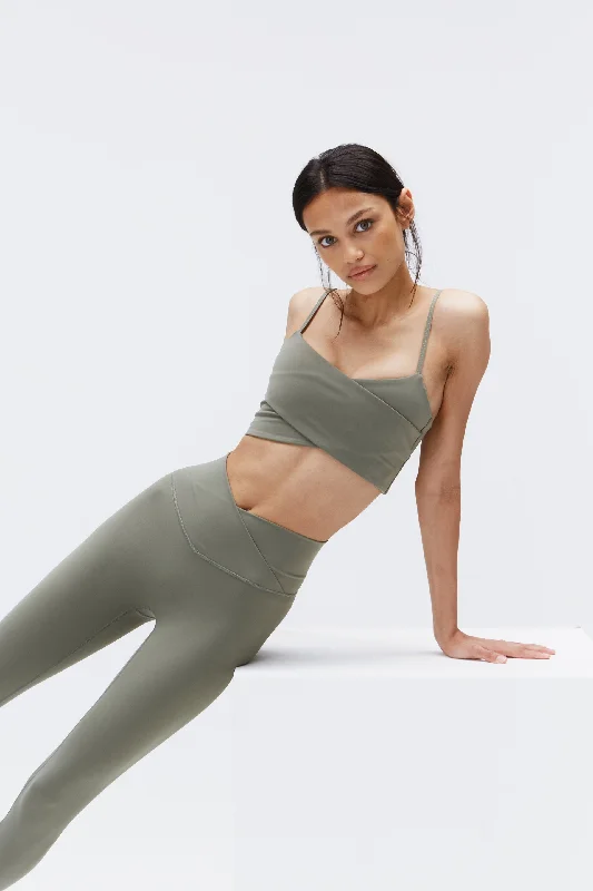 Midnight Sale Wrap Bra - Olive Green