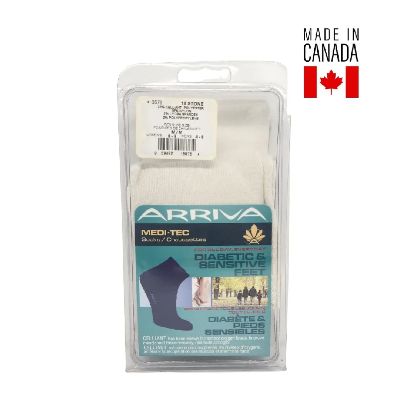 Holofiber Sport/Casual Ankle Diabetic Sock by Arriva (CLEARANCE)