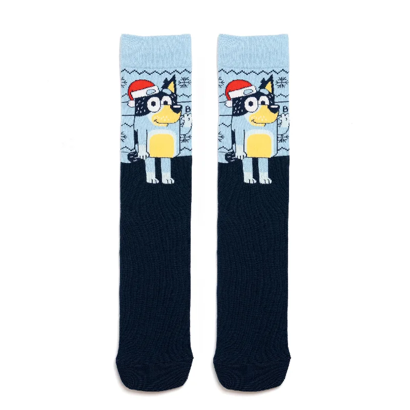 Bluey Christmas 'Bandit' Adult Socks