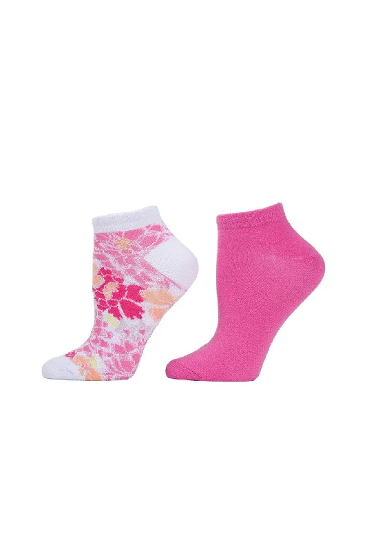 Bold Floral Socks - 2 Pair Pack