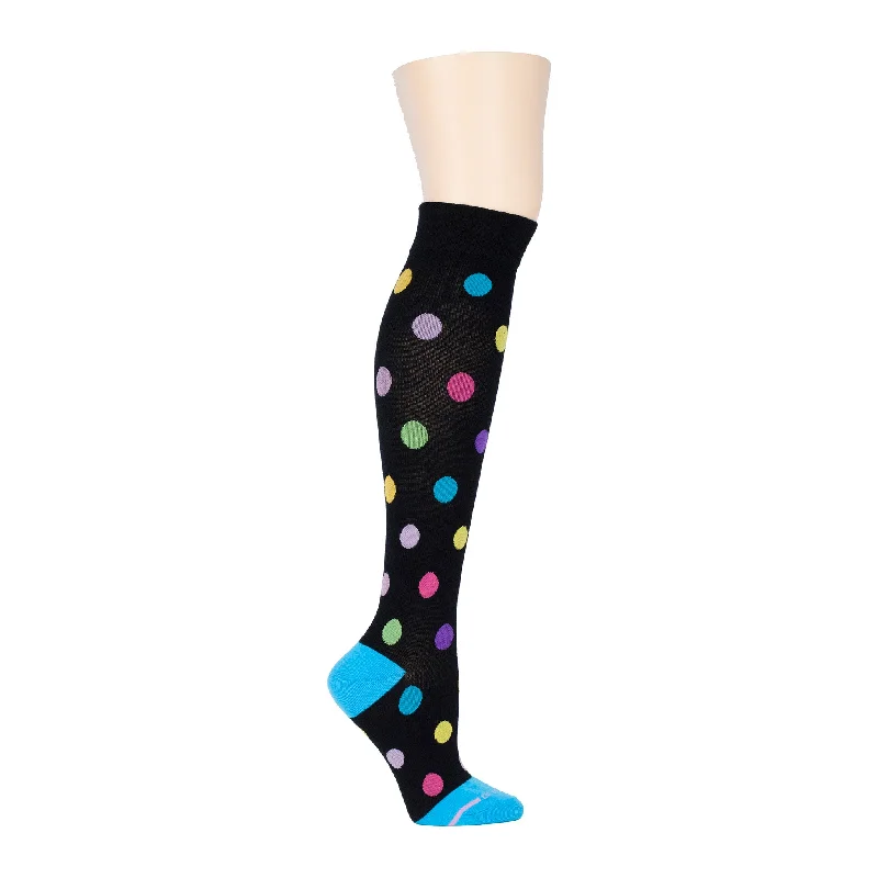 Large Dots | Knee-High Compression Socks For Women