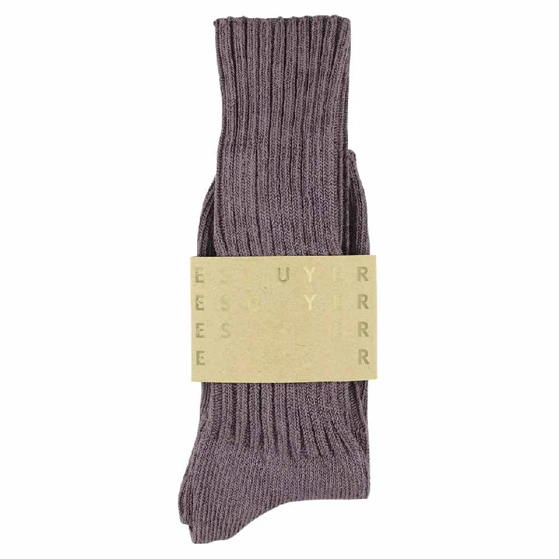 Crew Socks - Off Purple