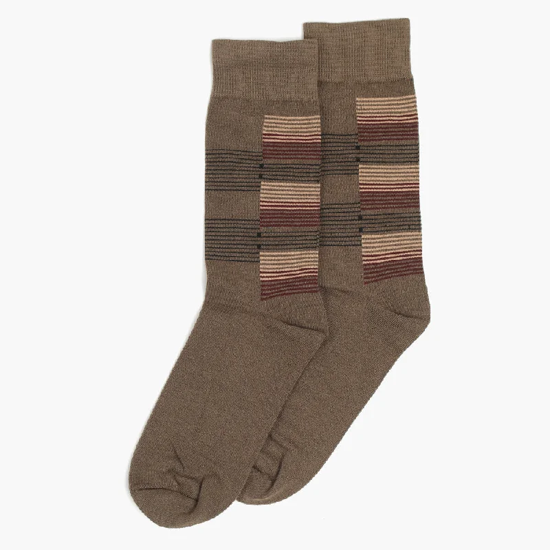 Eminent Men's Lycra Socks - Brown