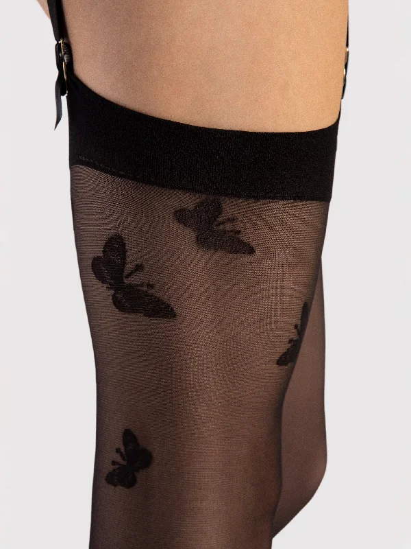 FiORE Farfalle Patterned Stockings 20 Denier