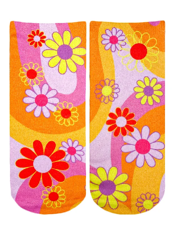 Groovy Daisy Ankle Socks