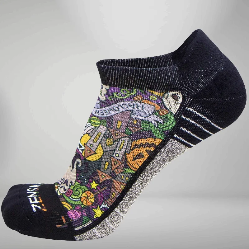 Halloween Collage Socks (No Show)