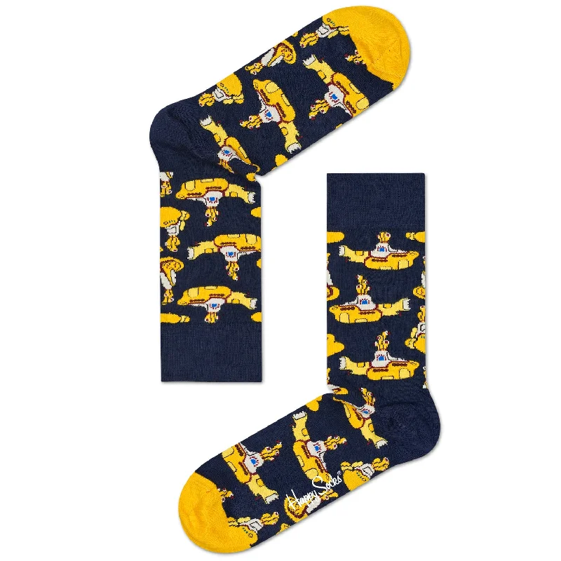 Happy Socks x The Beatles Women's Crew Socks - Yellow Submarine