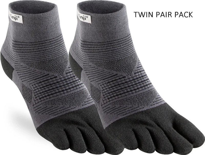 Injinji Lightweight Mini Crew Performance Toe Socks Twin-Pack (INJ-LW-MC-TWIN)