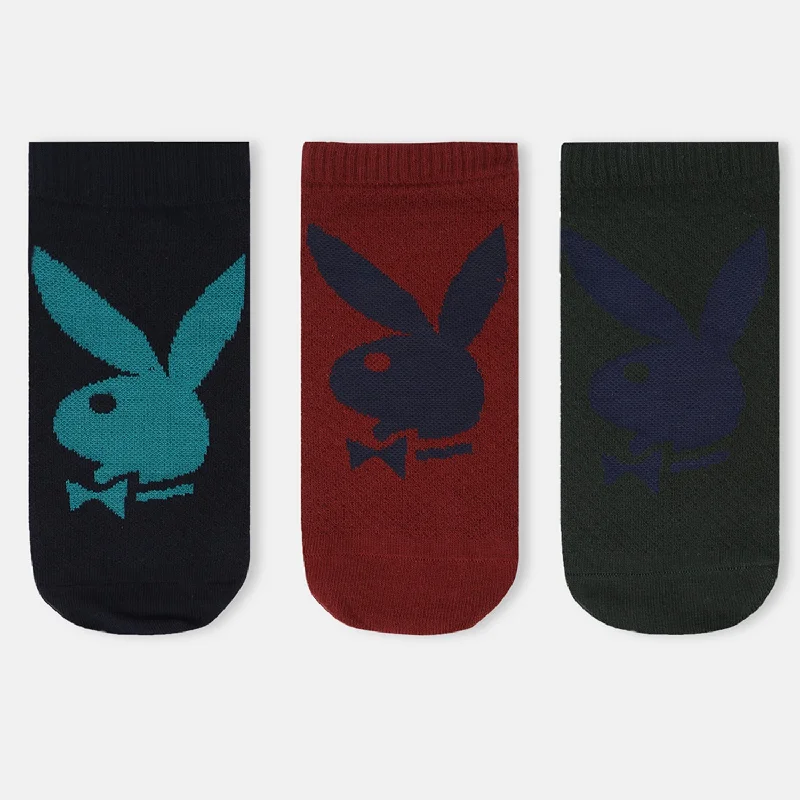 Men’s Playboy Themed Ankle Socks