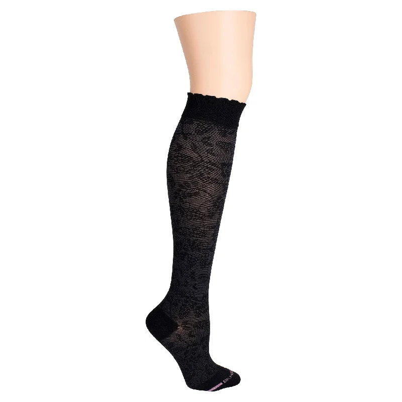 Grape Vine Texture | Knee-High Compression Socks For Women