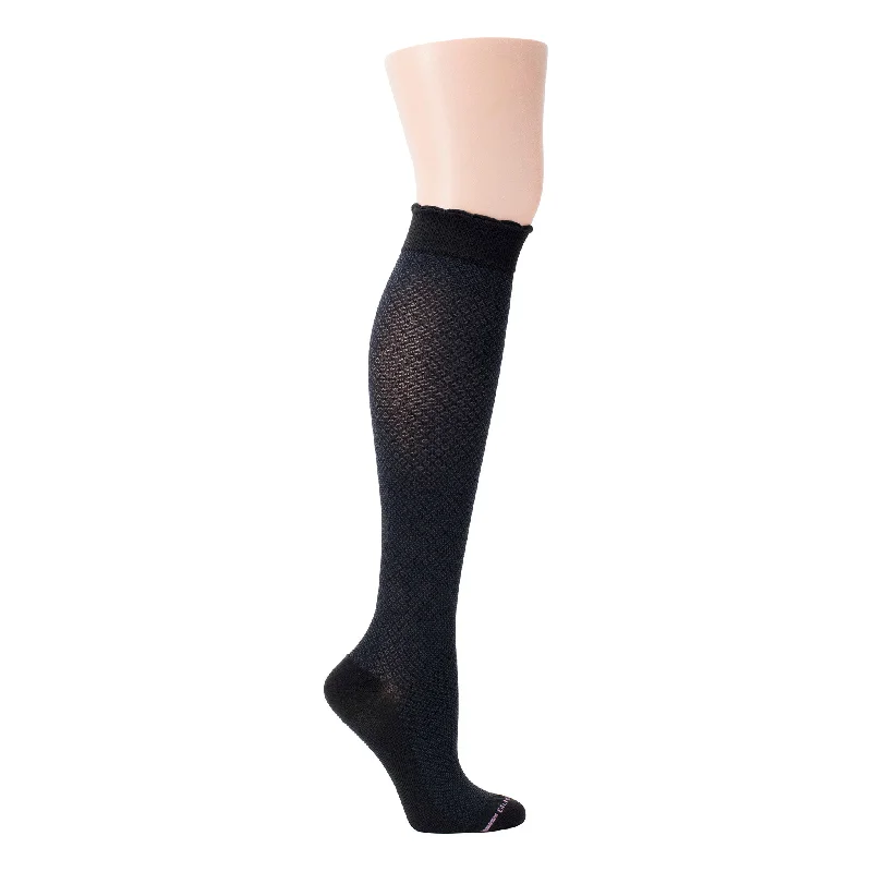 Neat Plaiting | Knee-High Compression Socks For Women