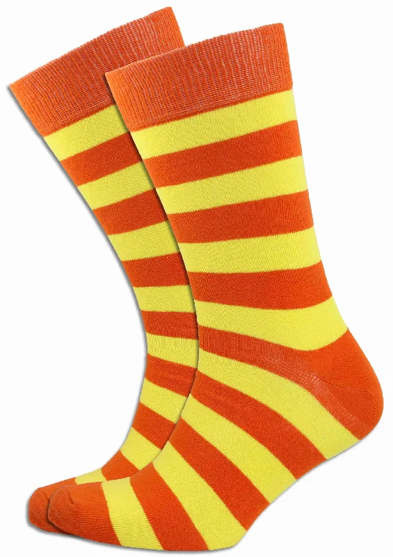 Orange & Yellow Socks