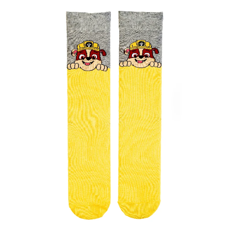 Paw Patrol Rubble "Dad" Adult Socks