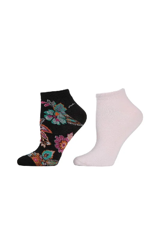 Pop Floral Socks - 2 Pair Pack