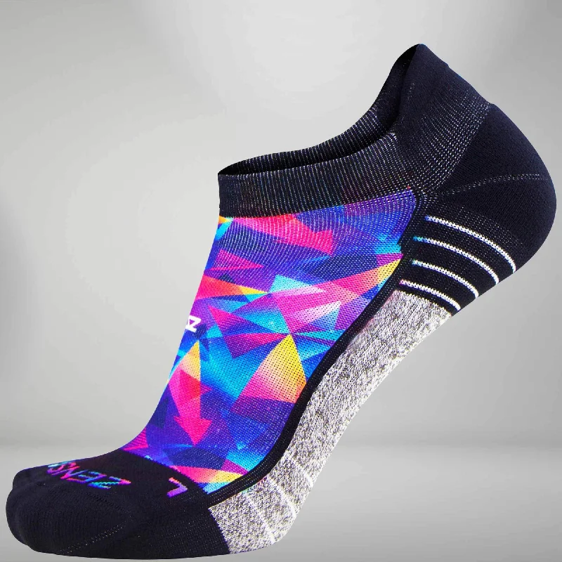 Retro Triangles Socks (No Show)