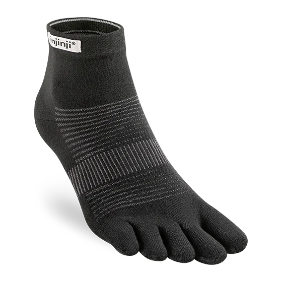 Run Lightweight CoolMax Mini Crew Ankle Socks - by Injinji