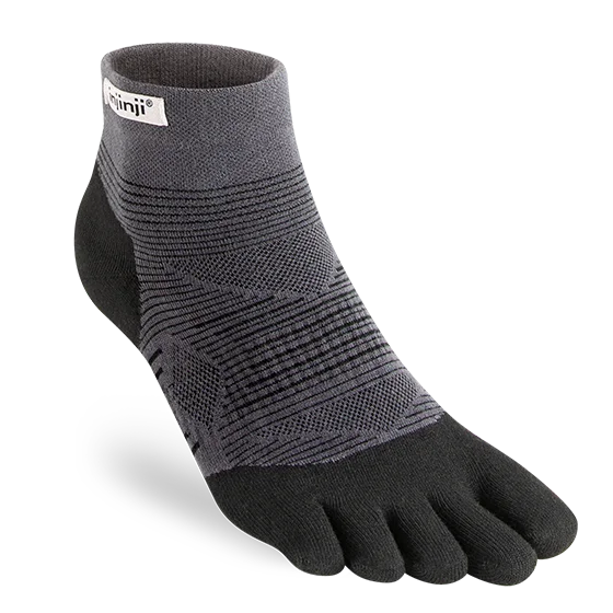 Run Lightweight Mini Crew Ankle Socks - by Injinji