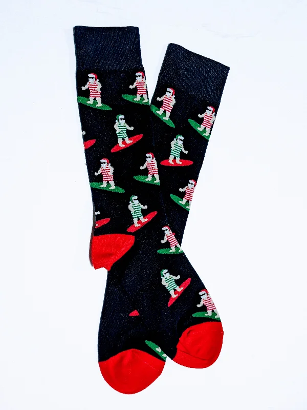 Surf Santa Crew Socks