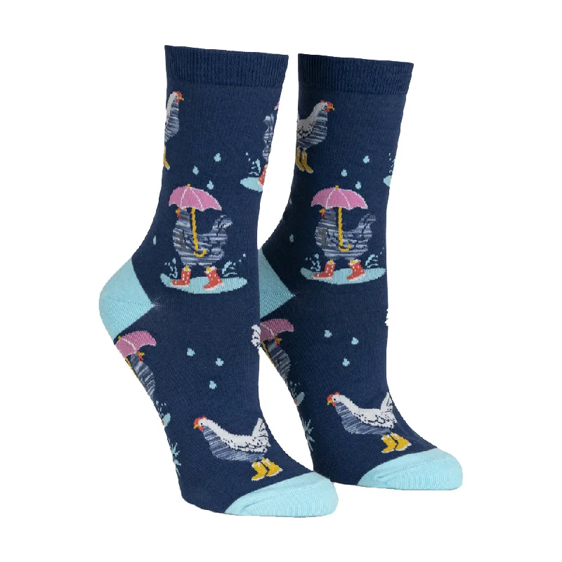 Sock It To Me Women's Crew Socks - Chicken Little