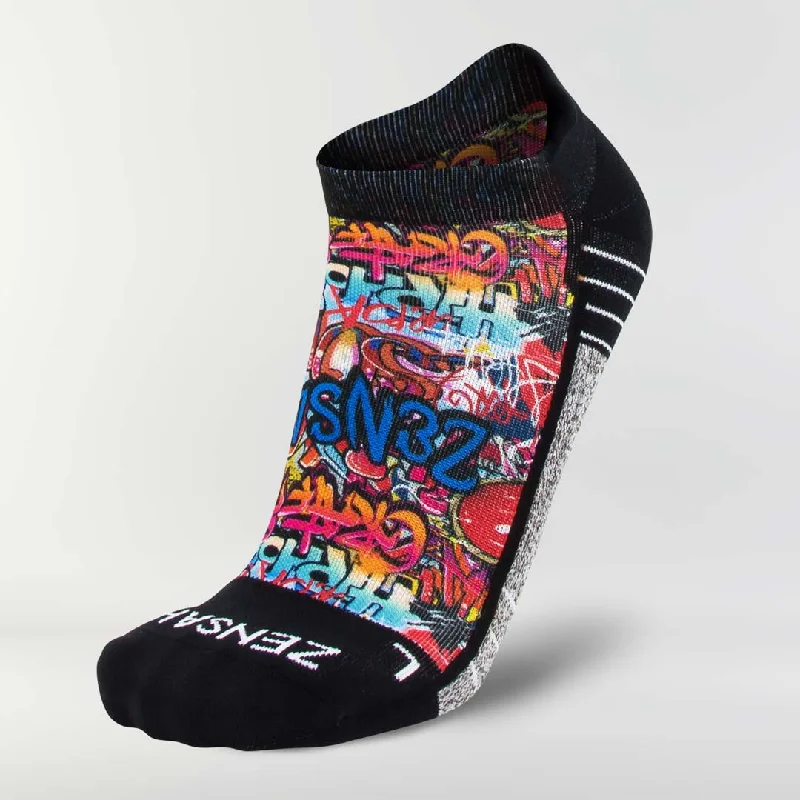 Street Art Running Socks (No Show)