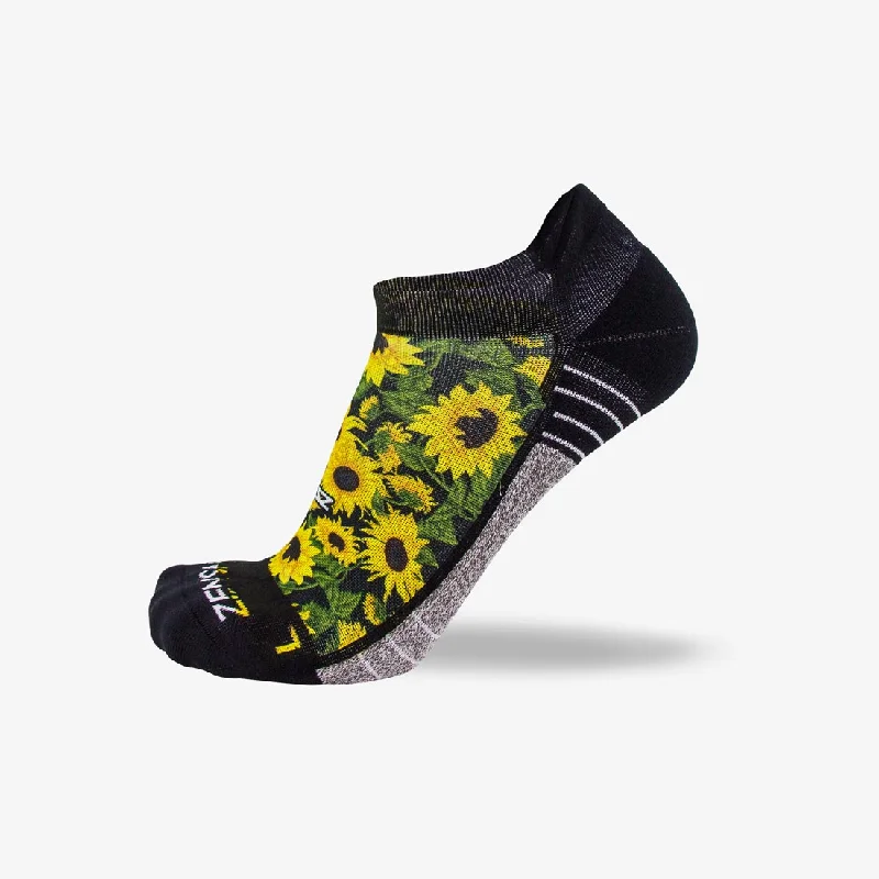 Sunflowers Running Socks (No Show)