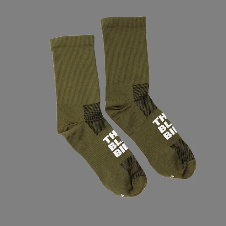 The Black Bibs Socks - Olive