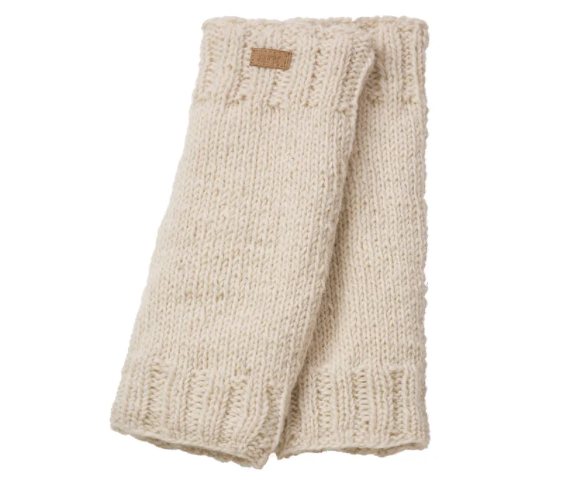 White Wool Leg Warmers, Fleece Lined, thick and cozy!