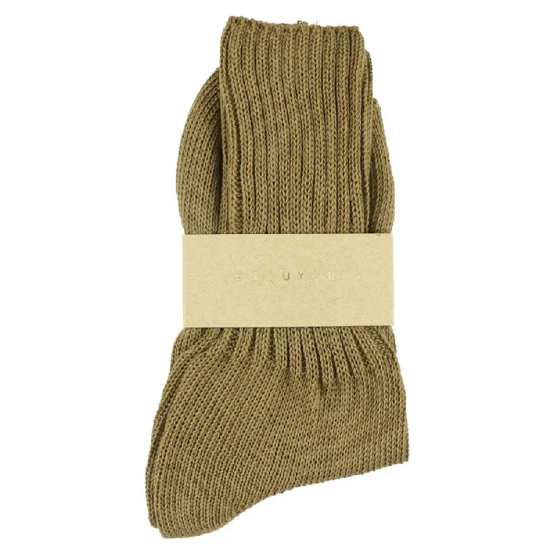 Women Crew Socks - Olive