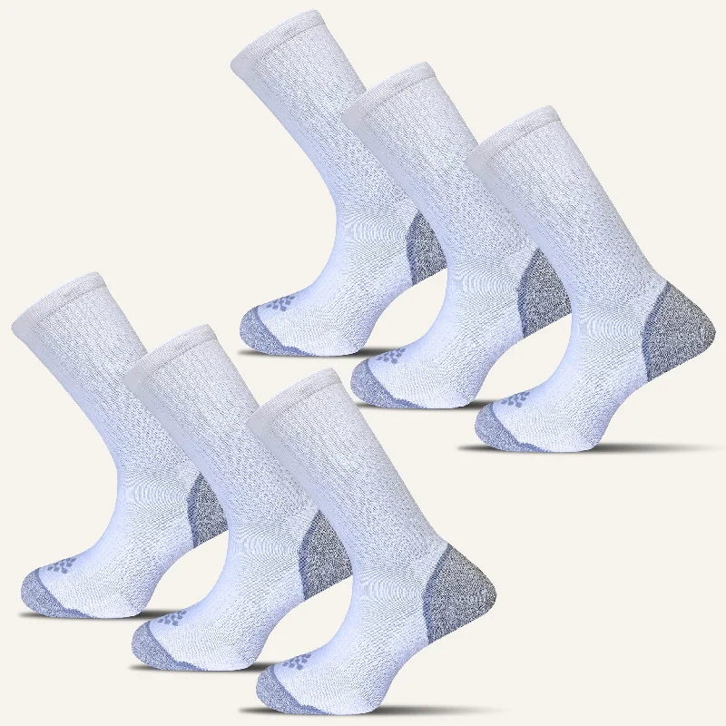 White Crew Socks